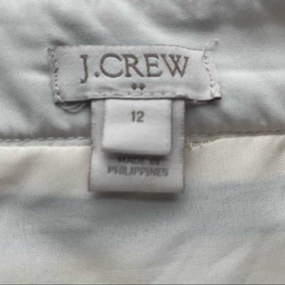 J.Crew - Striped Asymmetrical Mini Skirt - Sz 12 - Picture 6 of 6